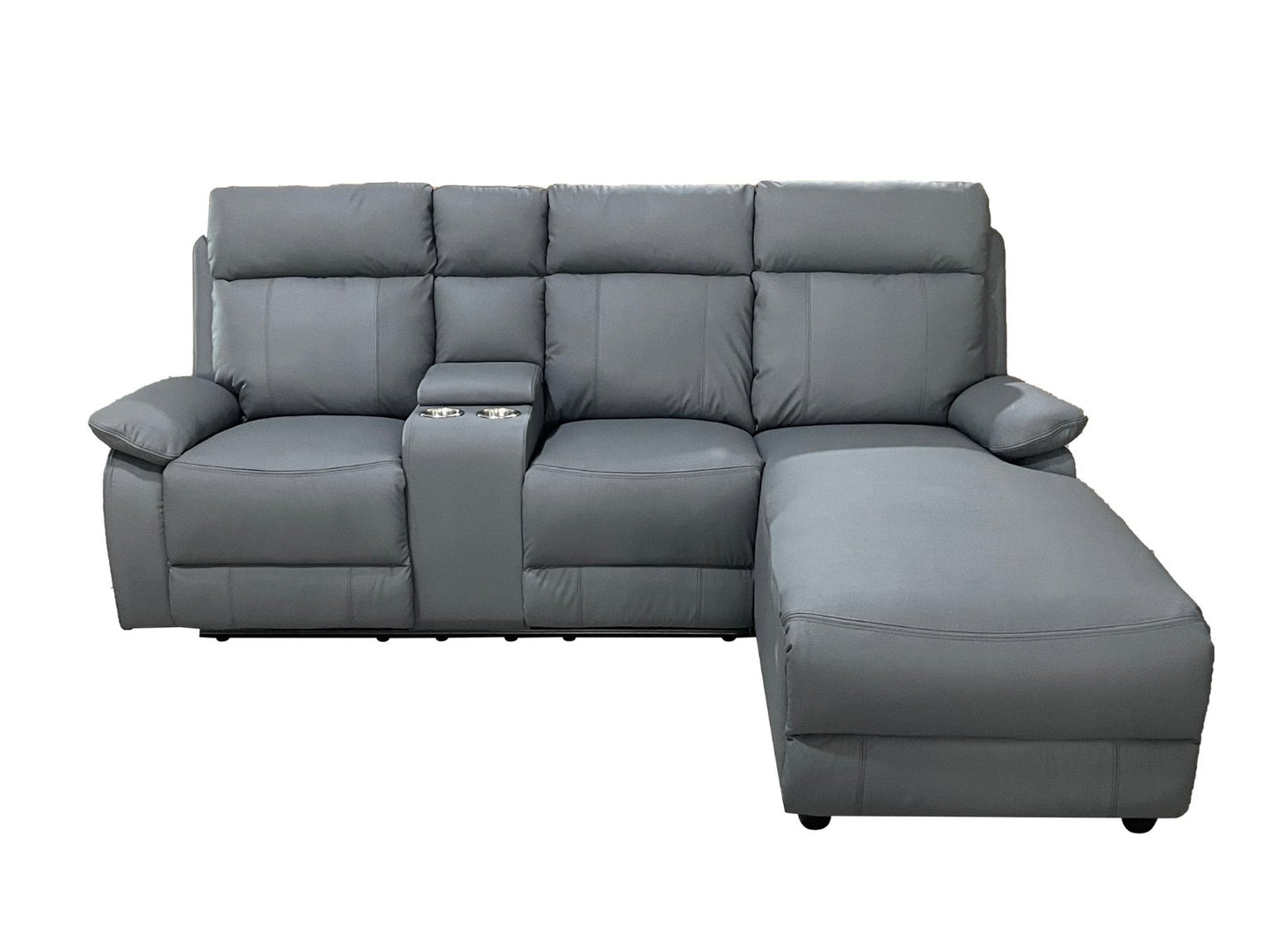 Serenova Grey Recliner L Shape Corner Sofa