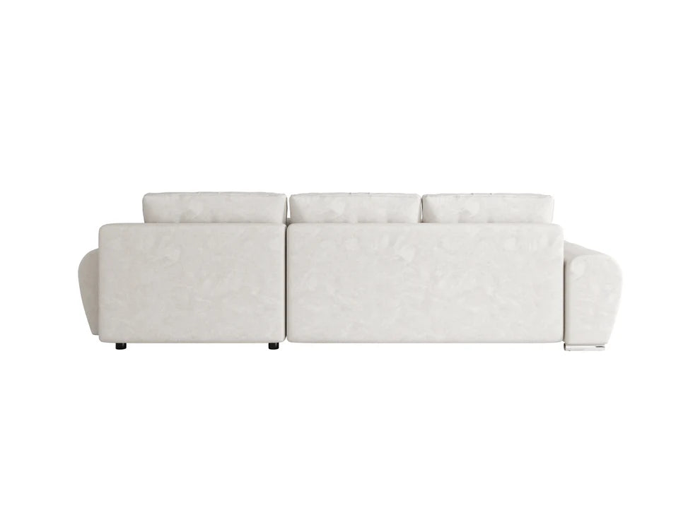 Gebba Corner Sofa Bed with Storage, Grey or Cream