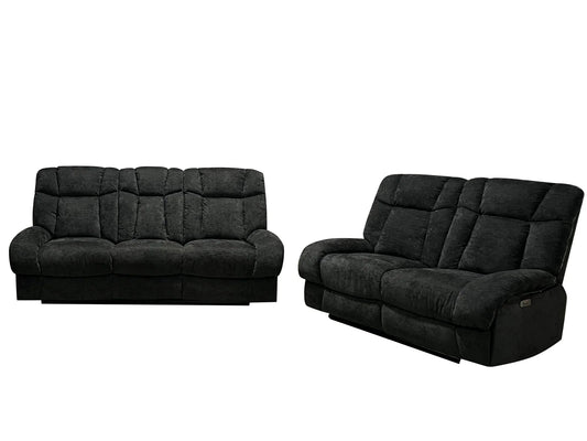 Harlow Fabric 2+3 Seater Electric Recliner Sofa Set
