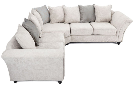 Cambridge Scatter Back Large Corner 2C2 Sofa Alaska Silver