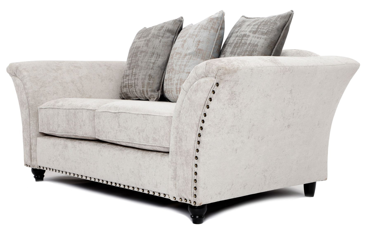 Cambridge Scatter Back 3 + 2 Seater Sofa Set Alaska Silver
