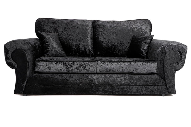Tangent 3 Seater Sofa Black Shimmer