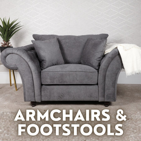 Armchairs & Footstools with sofas maple furniture uk