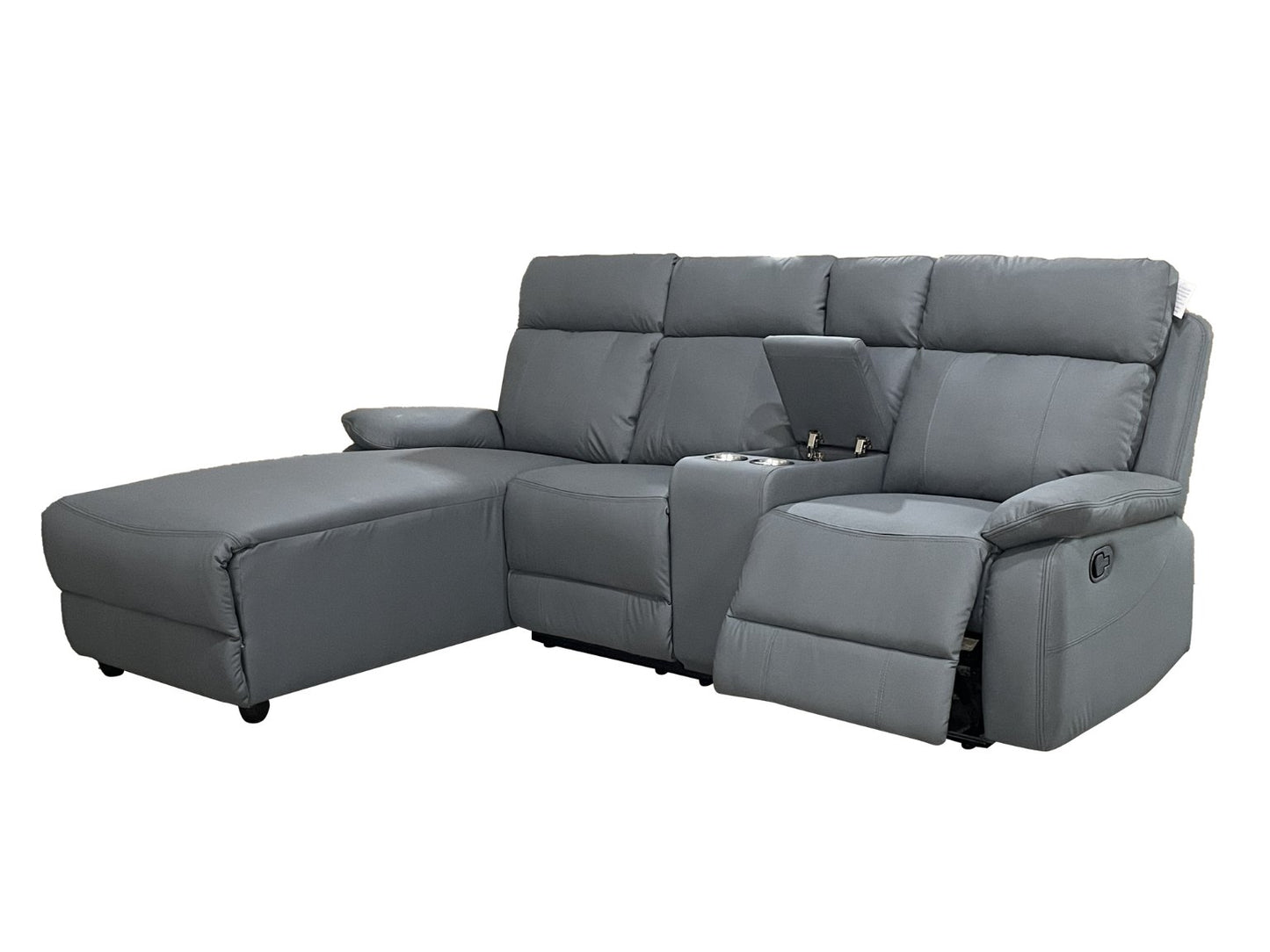 Serenova Grey Recliner L Shape Corner Sofa