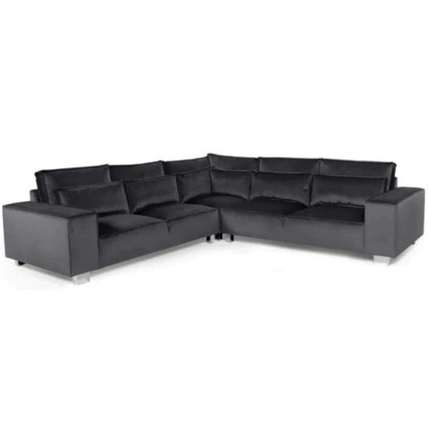 Sloanne Corner Sofa Black