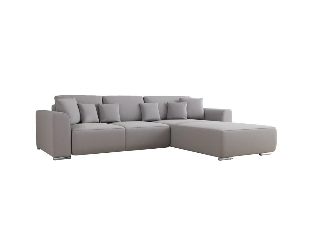 Gusto Corner Sofa Bed Grey or Beige