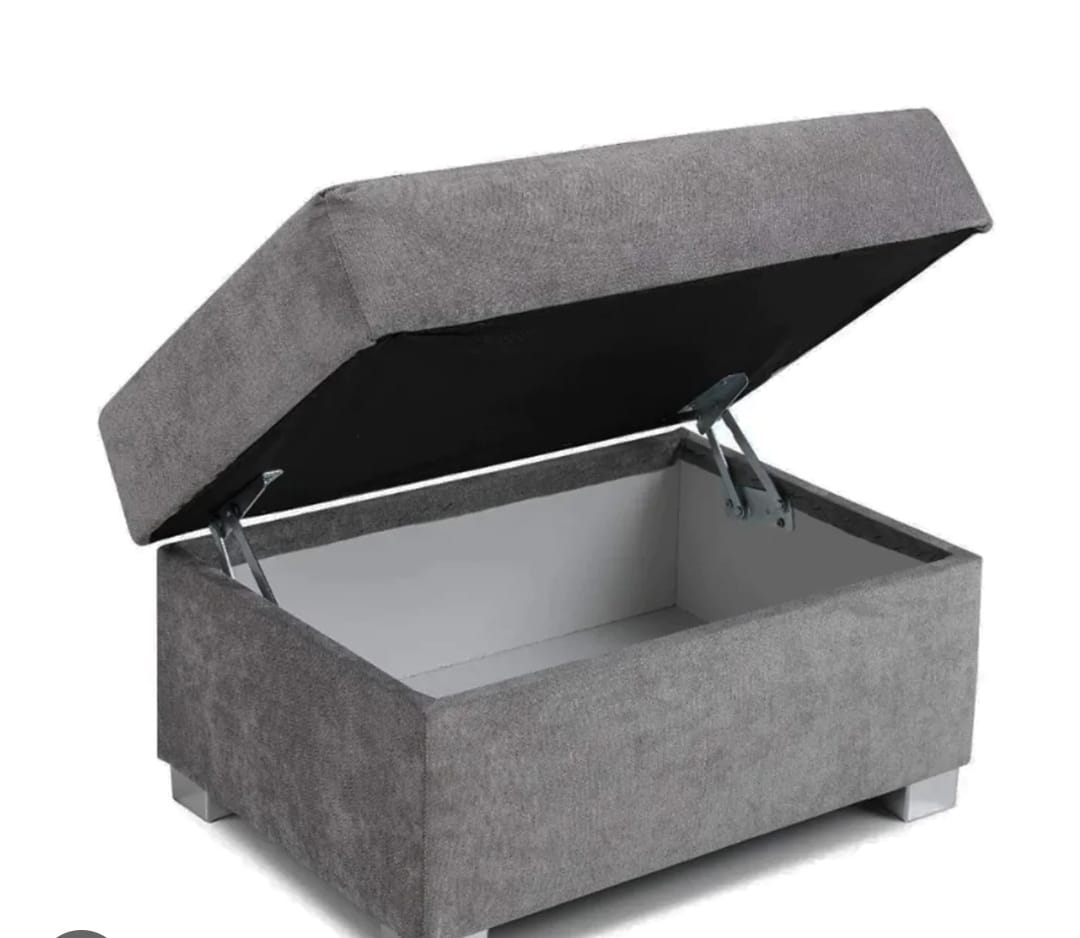 Verona Footstool Grey