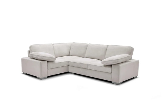 Ascot Left Hand Corner Sofa - Linen Cream