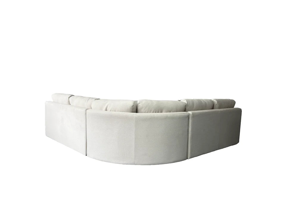 Bronte 5 Seater Modular Corner Cream