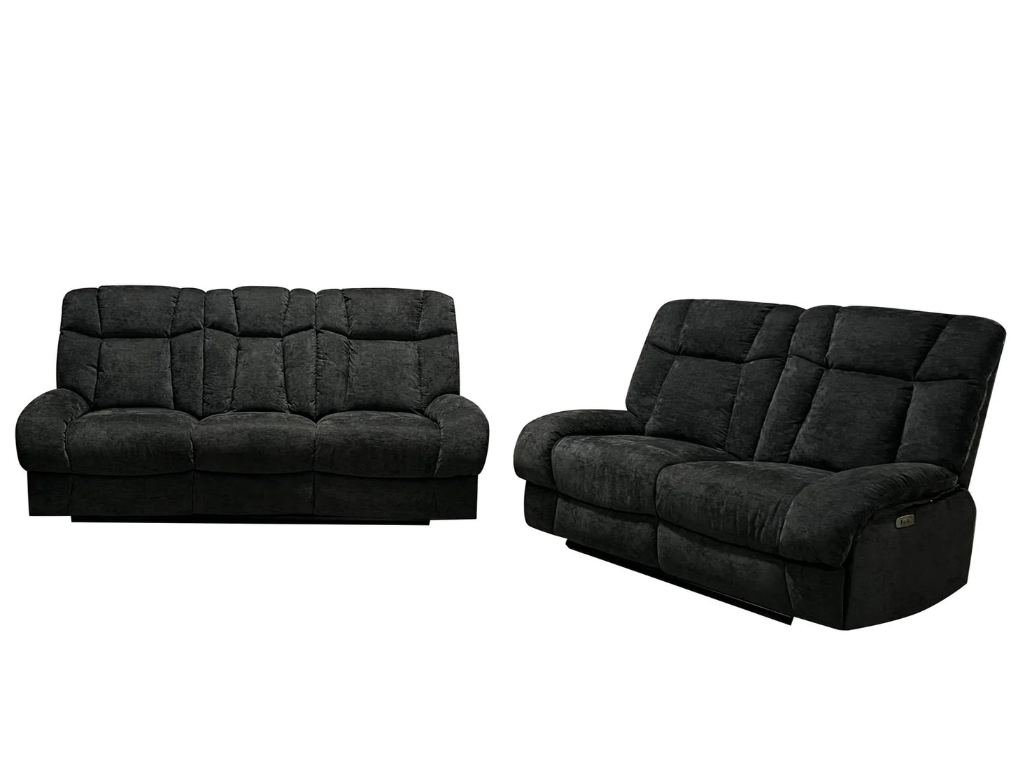 Harlow Fabric 2+3 Seater Electric Recliner Sofa Set