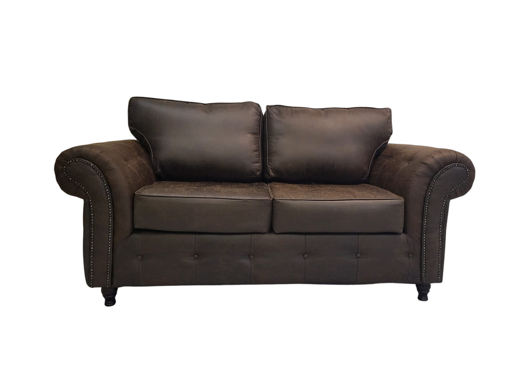 Oakland 3 2 Seater Sofa Set Chocolate