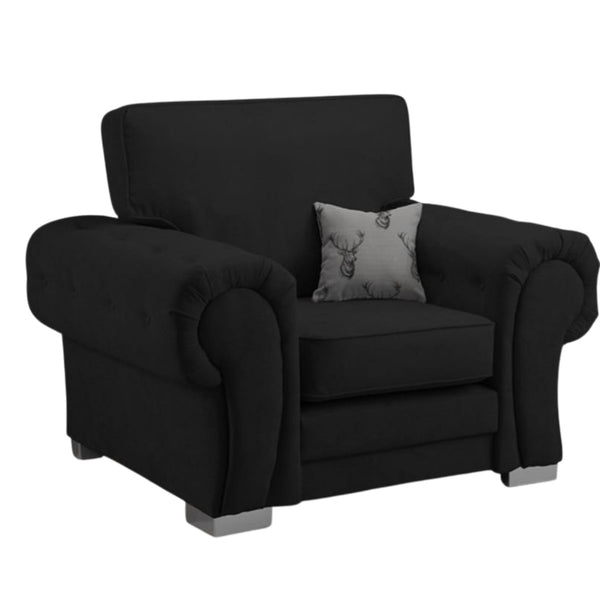 Verona Armchair Black