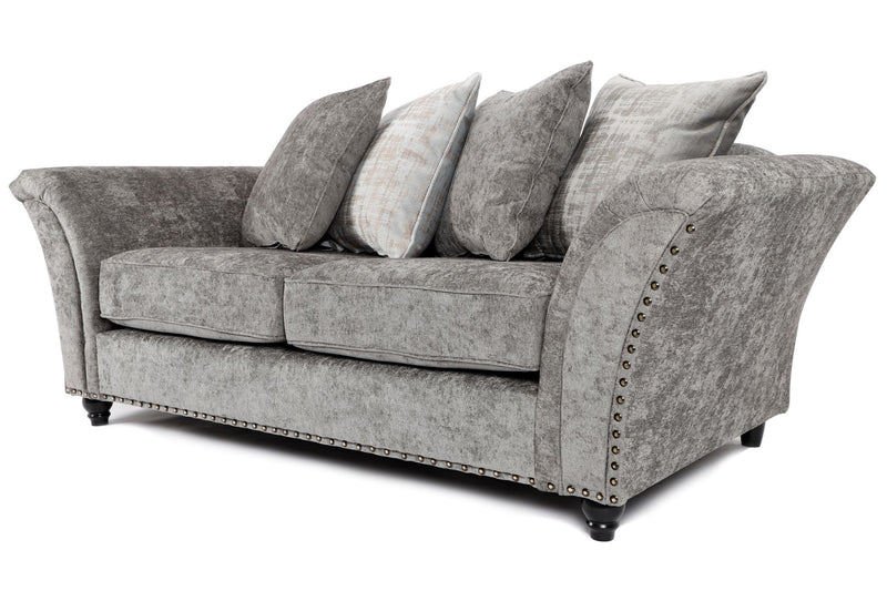 Cambridge Scatter Back 3 + 2 Seater Sofa Set Alaska Platinum