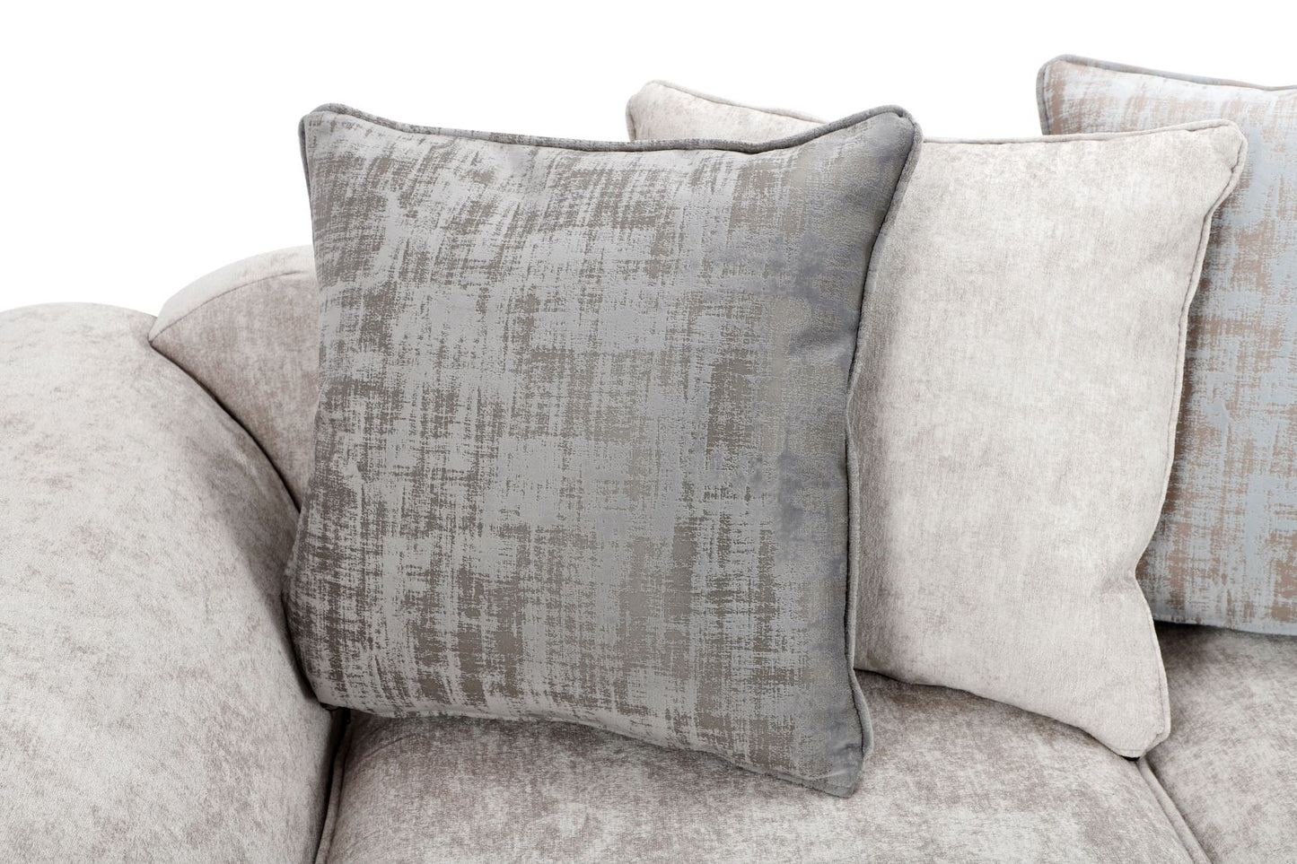 Cambridge Scatter Back 3 + 2 Seater Sofa Set Alaska Silver