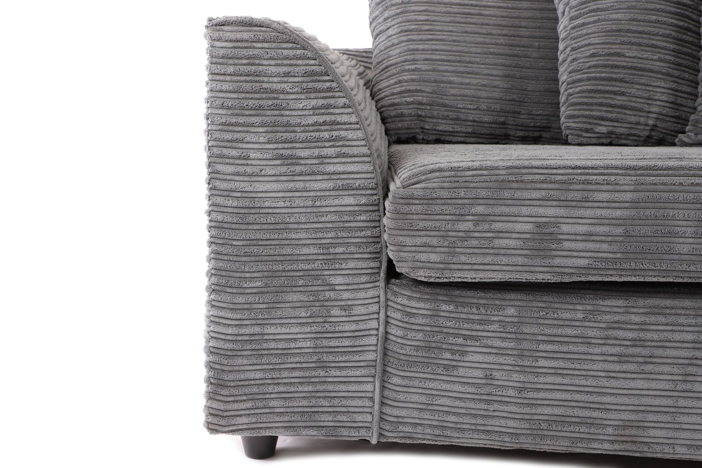 Byron 3 Seater Sofa Grey Cord