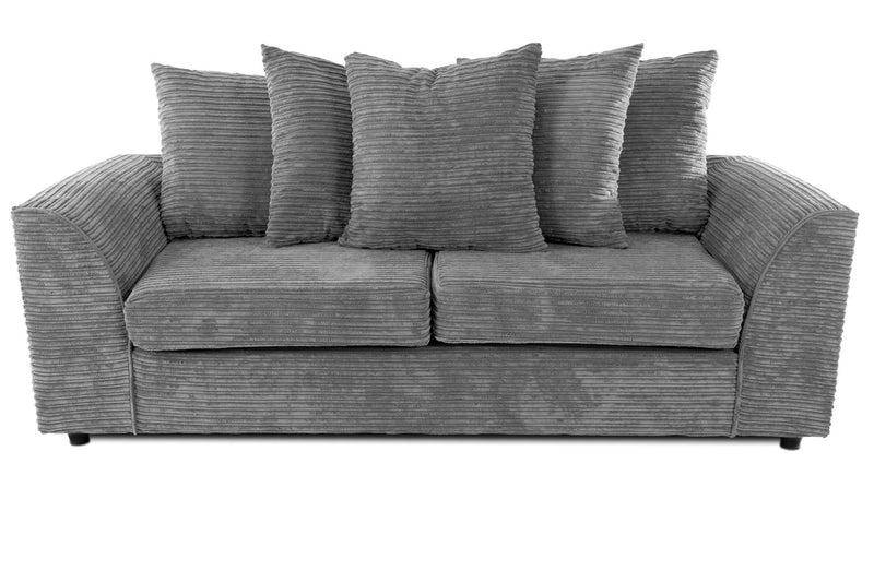 Byron 3 Seater Sofa Grey Cord