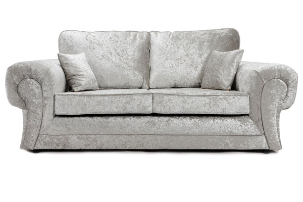Tangent 3 Seater Sofa Silver Shimmer
