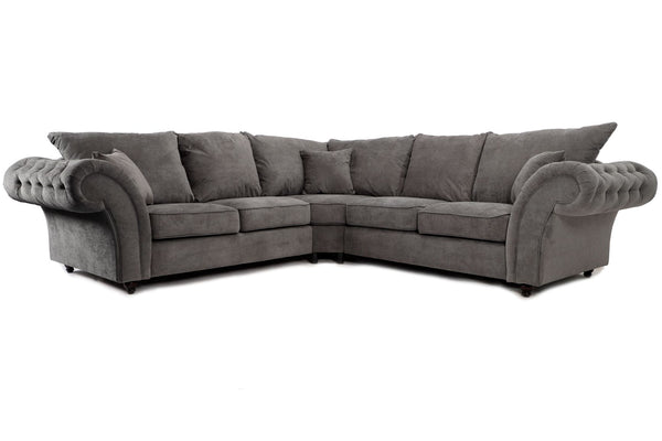Windsor Full Back Large Corner Sofa Grey