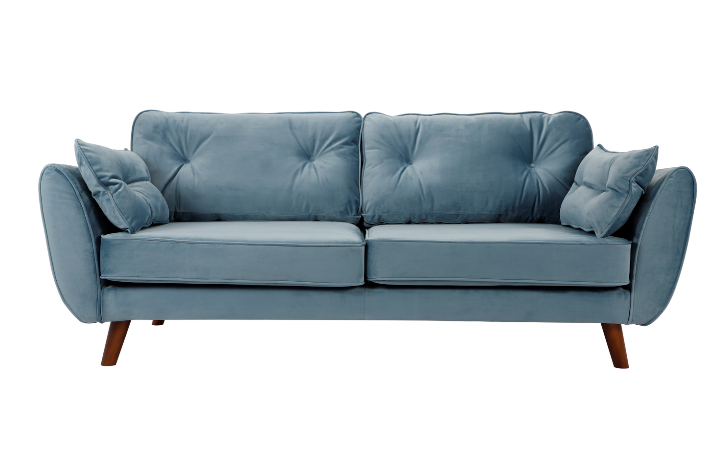 Zinc 3+2 Seater Sofa Set Plush Sky